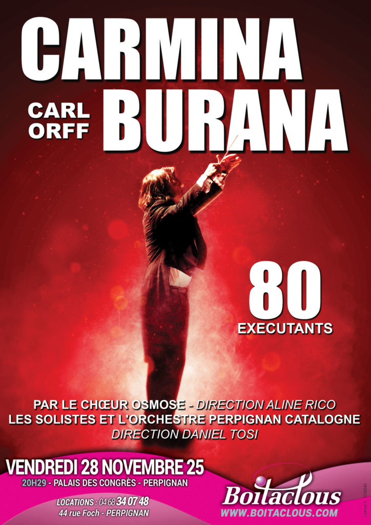 Affiche du spectacle CARMINA BURANA