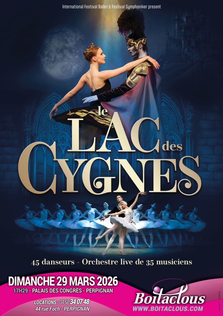 Affiche du spectacle LE LAC DES CYGNES
