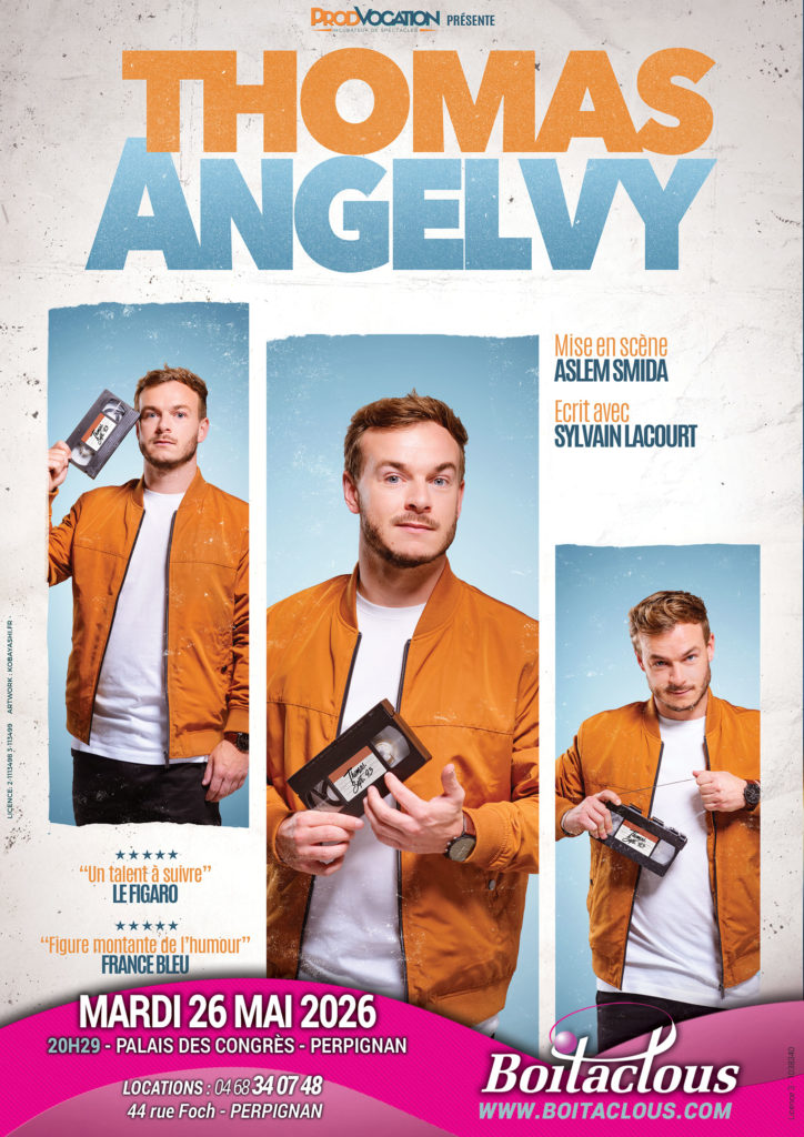 Affiche du spectacle THOMAS ANGELVY