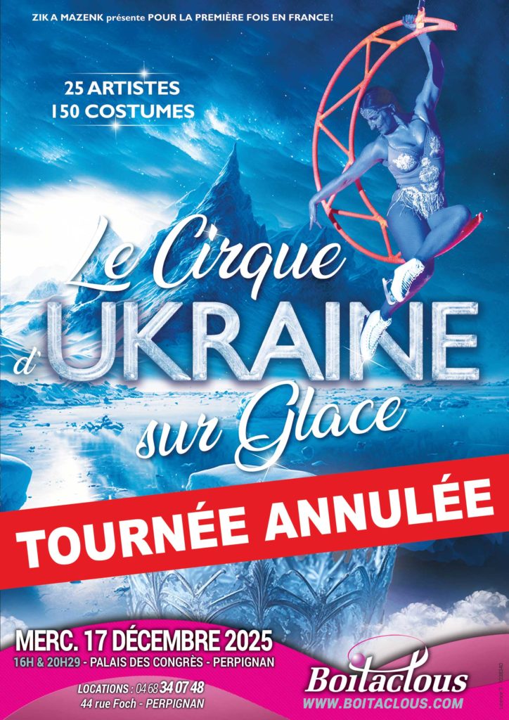 Affiche du spectacle Le CIRQUE D&rsquo;UKRAINE SUR GLACE