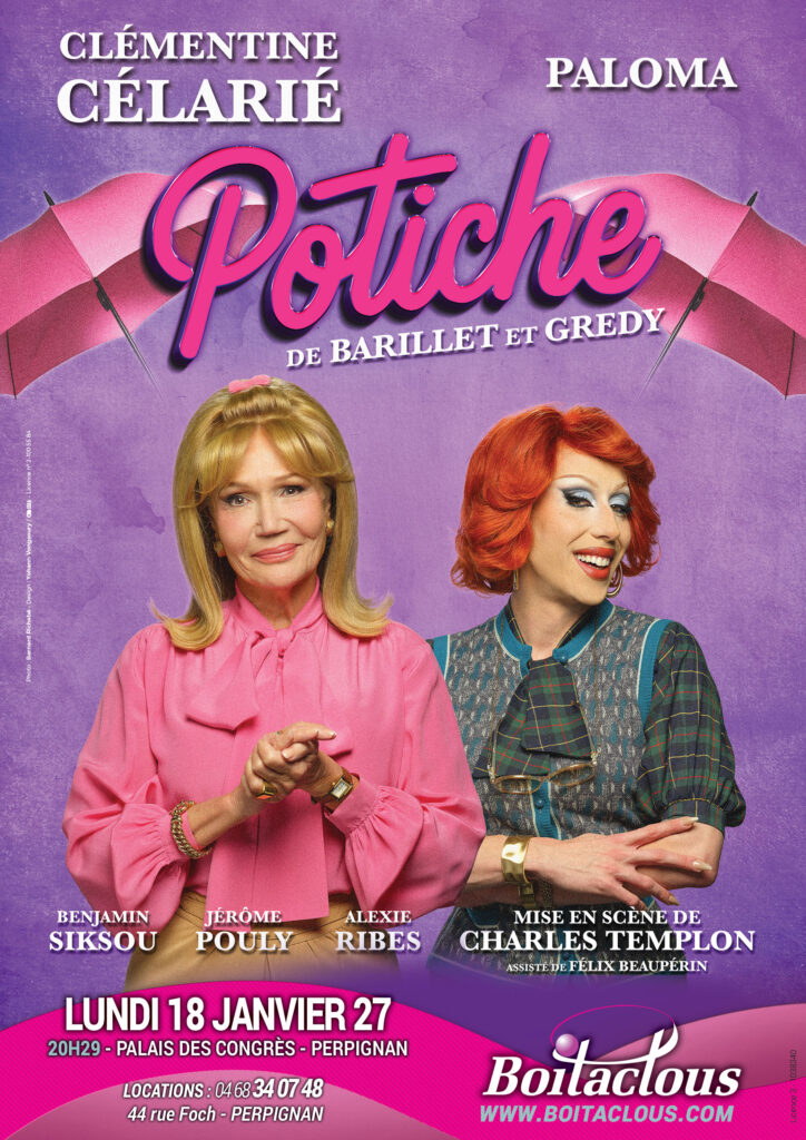 Affiche du spectacle POTICHE