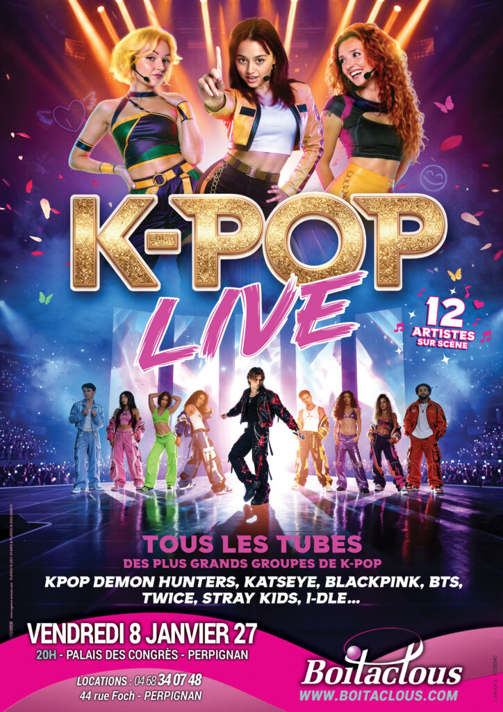 Affiche du spectacle K-POP LIVE